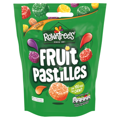 Rowntree's Fruit Pastilles Pouch 10x150g [Regular Stock], Rowntrees, Bagged Candy- HP Imports