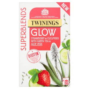 Twinings Superblends Glow Tea Bags 4x20's [Regular Stock], Twinings, Drinks- HP Imports