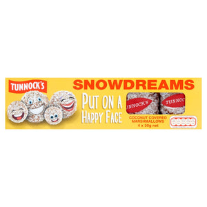 Tunnock's Marshmallow Snowballs 4Pk x36 [Regular Stock], Tunnocks, Biscuits/Crackers- HP Imports