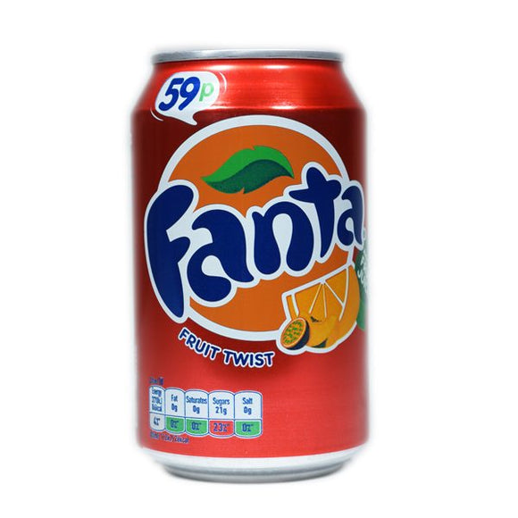 Fanta Fruit Twist (PM) 24x330ml [Regular Stock], Coca-Cola, Pop Cans- HP Imports