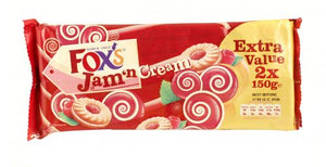 Fox's Jam & Cream Twin Pack 10x300g [Regular Stock], Fox's, Biscuits/Crackers- HP Imports