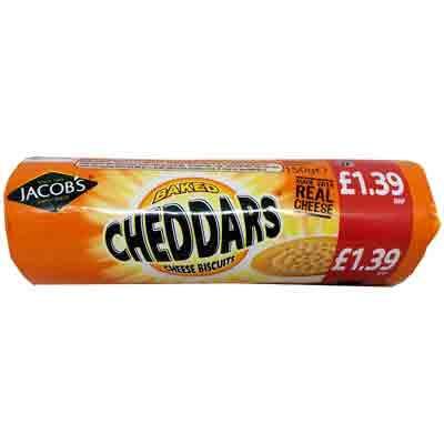 Jacob's Cheddars (PM) 12x150g [Regular Stock], Jacob's, Biscuits/Crackers- HP Imports