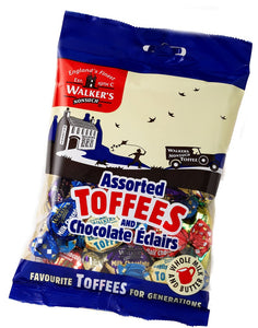 Walker's Assorted Toffee & Eclairs Bags 12x150g [Regular Stock], Walkers, Bagged Candy- HP Imports