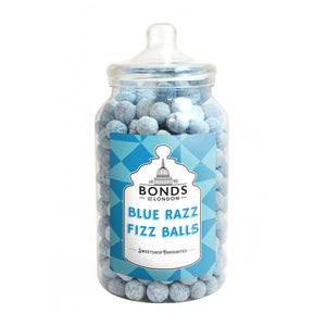 Bonds Fizz Balls Blue Rasp Jar 2.5kg [Regular Stock]