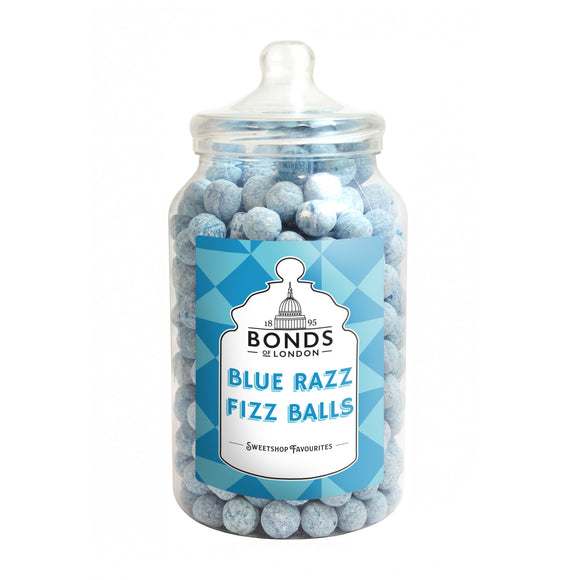 Bonds Fizz Balls Blue Rasp Jar 2.5kg [Regular Stock]