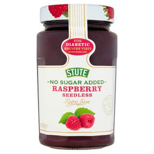 Stute No Sugar Added Raspberry Seedless Extra Jam (PM) 6x430g [Regular Stock], Stute, Jams/Marmalade/Spread- HP Imports