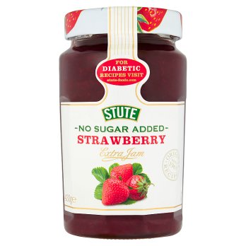 Stute No Sugar Added Strawberry Jam 6x430g [Regular Stock], Stute, Jams/Marmalade/Spread- HP Imports