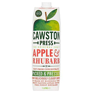 Cawston Press Apple & Rhubarb Juice 6x1L [Regular Stock], Cawston Press, Drinks- HP Imports