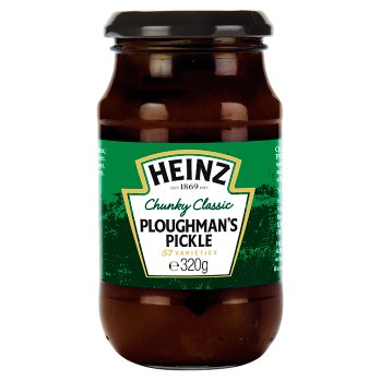 Heinz Crunchy & Classic Ploughman's Pickle 8x320gm [Regular Stock], Heinz, Table Sauces- HP Imports