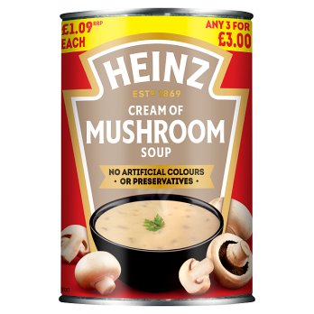 Heinz Cream of Mushroom Soup (PM) 12x400g [Regular Stock], Heinz, Soups- HP Imports