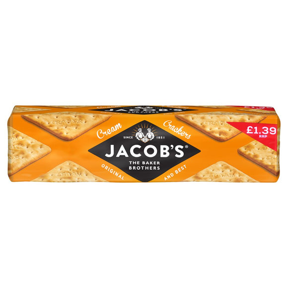 Jacob's Cream Crackers (PM) 12x300g [Regular Stock], Jacob's, Biscuits/Crackers- HP Imports