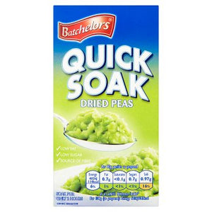 Batchelors Quick Soak Peas Box 24x250gm [Regular Stock], Batchelors, Vegetables- HP Imports