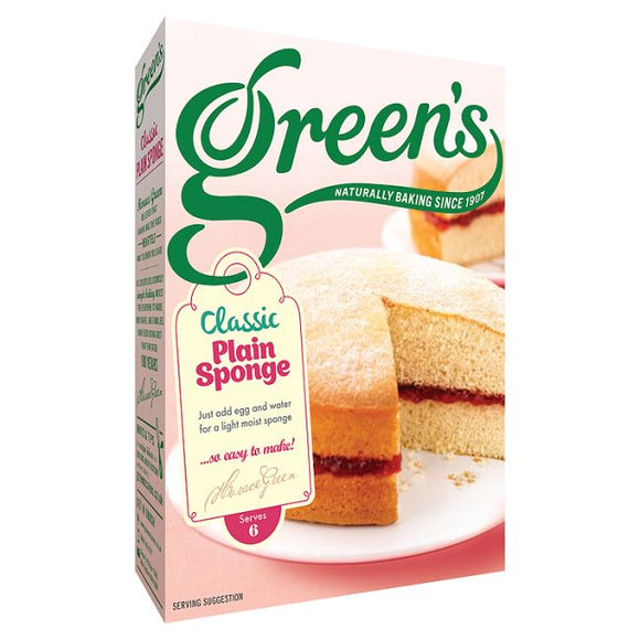 Green's Vanilla Sponge Mix 6x221g [Regular Stock], Green's, Baking- HP Imports