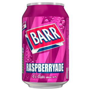 Barr's Raspberryade (PM) 24x330ml [Regular Stock], Barr's, Pop Cans- HP Imports