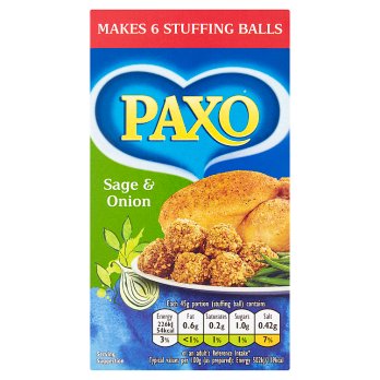 Paxo Sage & Onion Stuffing Mix 12x85g [Regular Stock], Paxo, Cooking Aids/Sauces/Mixes- HP Imports