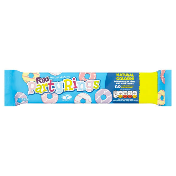 Fox's Party Rings (PM) 12x125g [Regular Stock], Fox's, Biscuits/Crackers- HP Imports