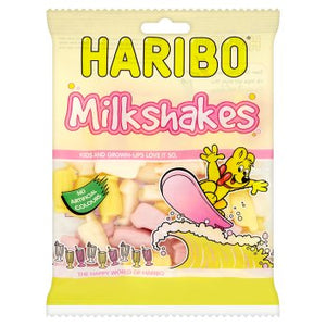 Haribo Milkshakes Clipstrip 24x150g [Regular Stock], Haribo, Bagged Candy- HP Imports