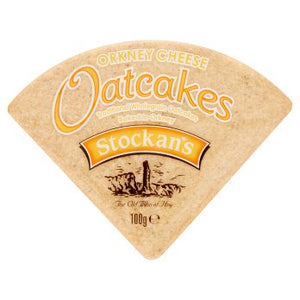 Stockan's Orkney Cheese Oatcakes 36x100g [Regular Stock], Stockans, Biscuits/Crackers- HP Imports