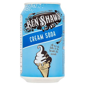 Ben Shaw's Cream Soda 24x330ml [Regular Stock], Ben Shaws, Pop Cans- HP Imports