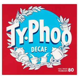 Typhoo Decaff Teabags 6x80's [Regular Stock], Typhoo, Drinks- HP Imports