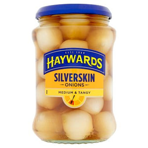 Hayward's Silverskin Onions Med/Tangy 6x400g [Regular Stock], Hayward's, Vegetables- HP Imports