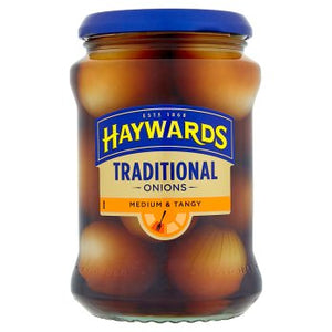 Hayward's Medium & Tangy Traditional Onions 6x400g [Regular Stock], Hayward's, Vegetables- HP Imports