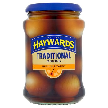 Hayward's Medium & Tangy Traditional Onions 6x400g [Regular Stock], Hayward's, Vegetables- HP Imports