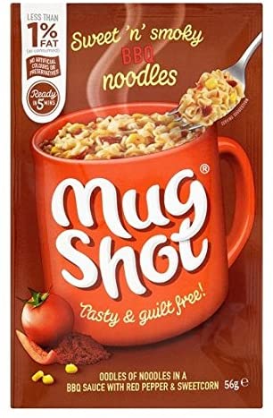 MugShot BBQ Noodles 10x50g [Regular Stock]