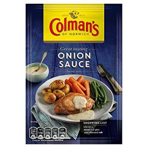 Colman's Pour Over Onion Sauce 10x35g [Regular Stock], Colman's, Cooking Aids/Sauces/Mixes- HP Imports
