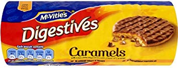 McVitie's Digestives Classic Caramel 12x267g [Regular Stock], Mcvitie's, Biscuits/Crackers- HP Imports