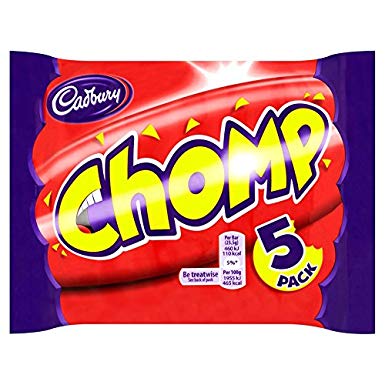 Cadbury Chomp Bar 5PKx18 [Regular Stock], Cadbury, Chocolate Bar/Bag- HP Imports
