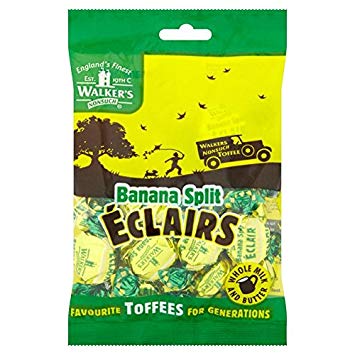 Walker's Banana Split Toffee Bags 12x150g [Regular Stock], Walkers, Bagged Candy- HP Imports