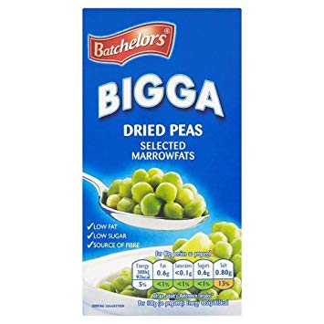 Batchelors Bigga Dried Peas Box 24x250g [Regular Stock], Batchelors, Vegetables- HP Imports
