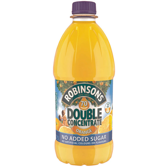 Robinsons Double Concentrate Orange No Added Sugar (PM) 6x1.75L [Regular Stock], Robinsons, Drinks- HP Imports