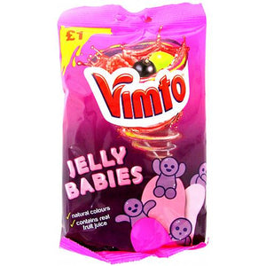 Vimto Jelly Babies (PM) 12x150g [Regular Stock], Vimto, Bagged Candy- HP Imports