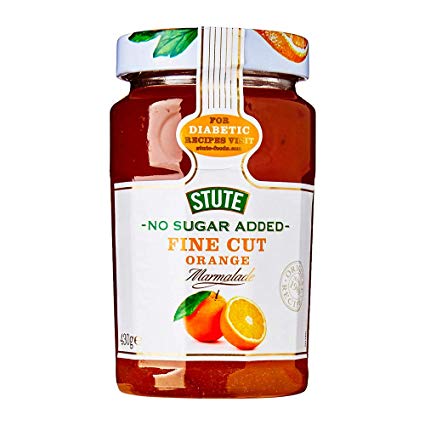Stute No Sugar Added Fine Cut Orange Marmalade (PM) 6x430g [Regular Stock], Stute, Jams/Marmalade/Spread- HP Imports