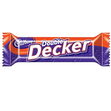 Cadbury Double Decker 48x54.5g [Regular Stock], Cadbury, Chocolate Bar/Bag- HP Imports