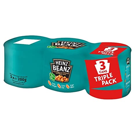 Heinz Baked Beans 3PK 8x200g [Regular Stock]