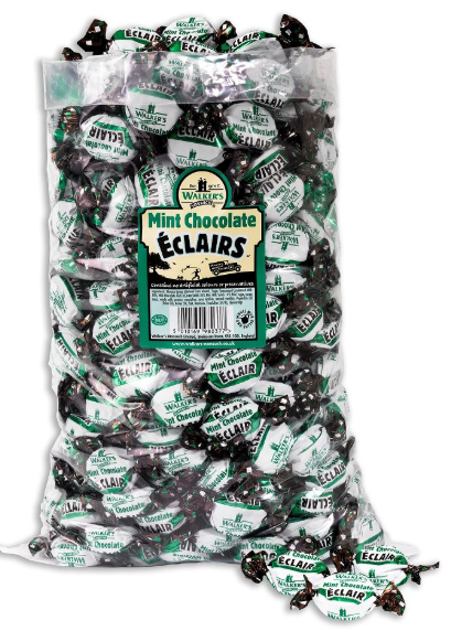 Walker's Mint Chocolate Eclair 2.5kg [Regular Stock], Walkers, Bulk Candy- HP Imports