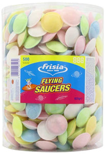 Frisia UFO Flying Saucers 625g Pack of 500 [Regular Stock], Frisia, Bagged Candy- HP Imports