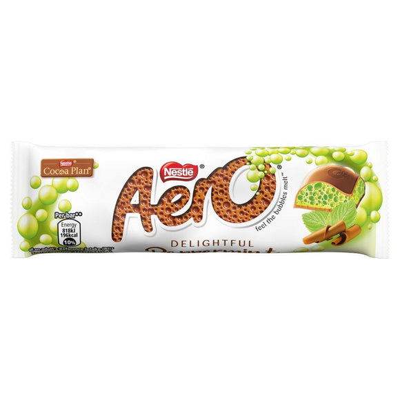 Nestle Aero Bubbly Peppermint Bar (PM) 24x36g [Regular Stock], Nestle, Chocolate Bar/Bag- HP Imports