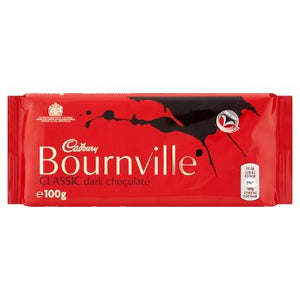 Cadbury Bournville Classic Dark Chocolate Bar 18x100g [Regular Stock], Cadbury, Chocolate Bar/Bag- HP Imports