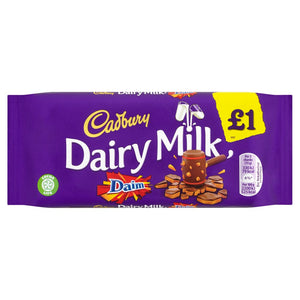 Cadbury Dairy Milk Daim (PM) 18x120g [Regular Stock], Cadbury, Chocolate Bar/Bag- HP Imports