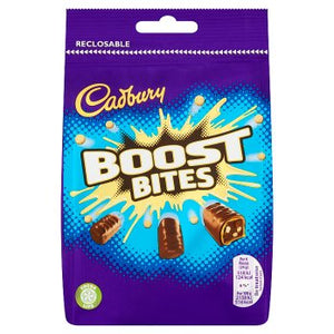 Cadbury Boost Bites 10x108g [Regular Stock], Cadbury, Chocolate Bar/Bag- HP Imports