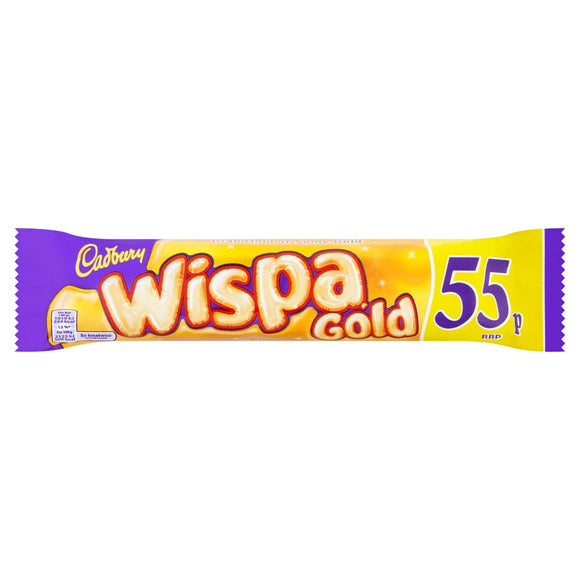 Cadbury Wispa Gold (PM) 48x48g [Regular Stock], Cadbury, Chocolate Bar/Bag- HP Imports