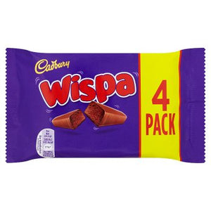 Cadbury Wispa 4PK 11x102g [Regular Stock], Cadbury, Chocolate Bar/Bag- HP Imports