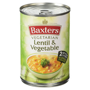 Baxters Veggies Goodness Lentil & Vegetable Soup 12x400g [Regular Stock], Baxters, Soups- HP Imports