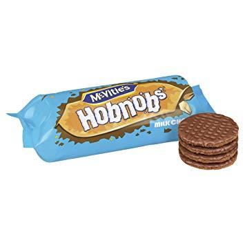 McVitie's Milk Chocolate Hobnobs 12x262g [Regular Stock], Mcvitie's, Biscuits/Crackers- HP Imports