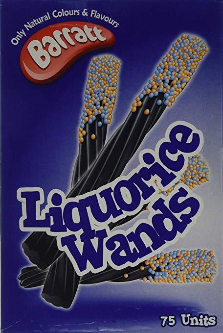 Barratt Liquorice Wands 75's [Regular Stock], Barratt, Bagged Candy- HP Imports