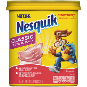 Nestle Nesquik Strawberry Milkshake Mix 10x300g [Regular Stock]